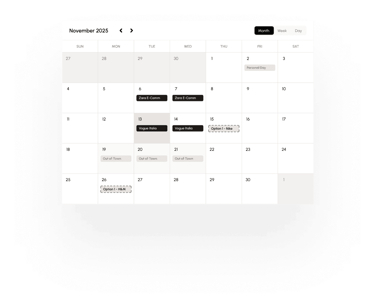calendar schedule